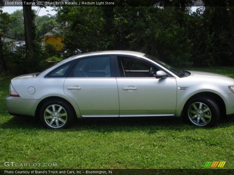 Silver Birch Metallic / Medium Light Stone 2008 Ford Taurus SEL