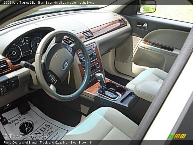 Silver Birch Metallic / Medium Light Stone 2008 Ford Taurus SEL