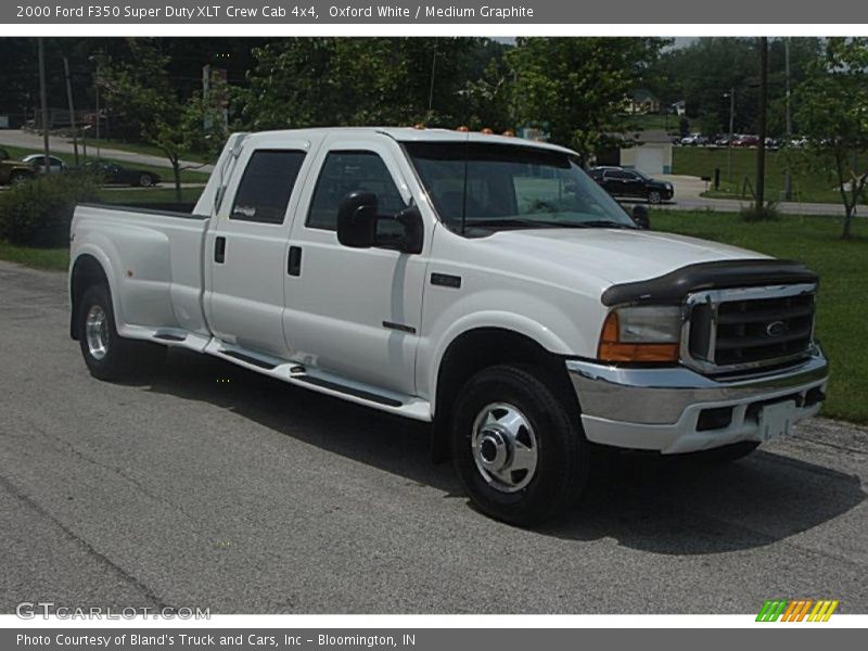 Oxford White / Medium Graphite 2000 Ford F350 Super Duty XLT Crew Cab 4x4