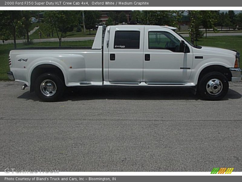 Oxford White / Medium Graphite 2000 Ford F350 Super Duty XLT Crew Cab 4x4