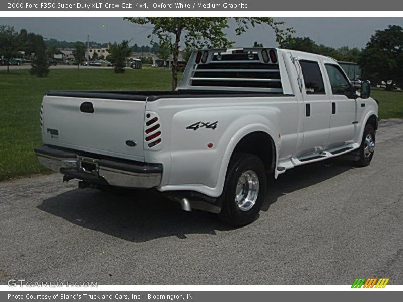 Oxford White / Medium Graphite 2000 Ford F350 Super Duty XLT Crew Cab 4x4
