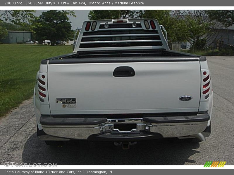 Oxford White / Medium Graphite 2000 Ford F350 Super Duty XLT Crew Cab 4x4