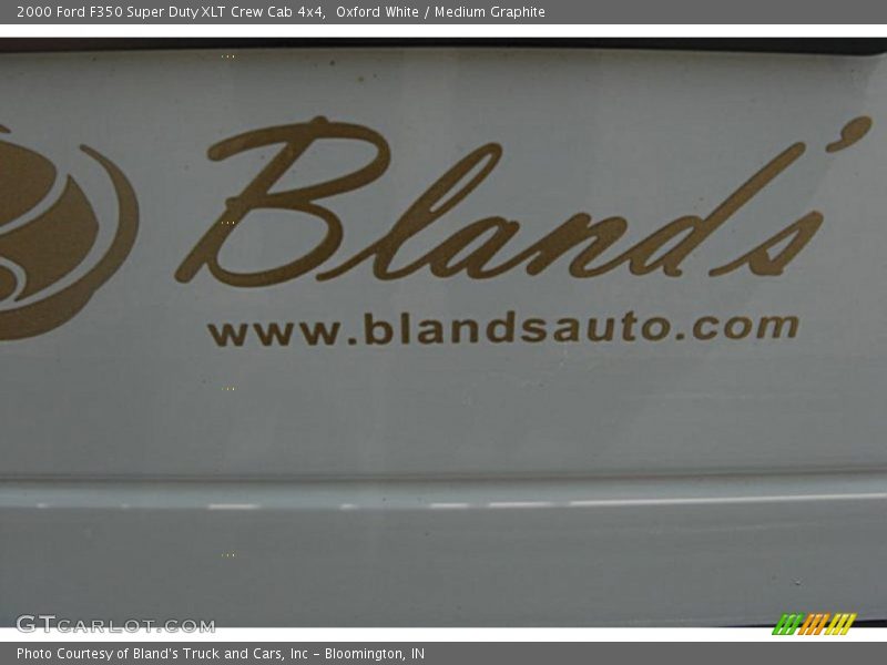 Oxford White / Medium Graphite 2000 Ford F350 Super Duty XLT Crew Cab 4x4