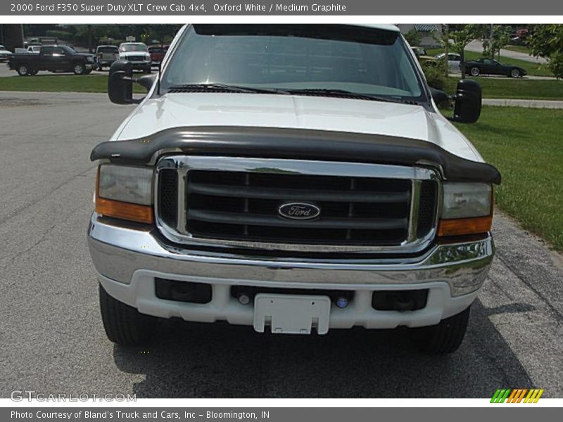 Oxford White / Medium Graphite 2000 Ford F350 Super Duty XLT Crew Cab 4x4