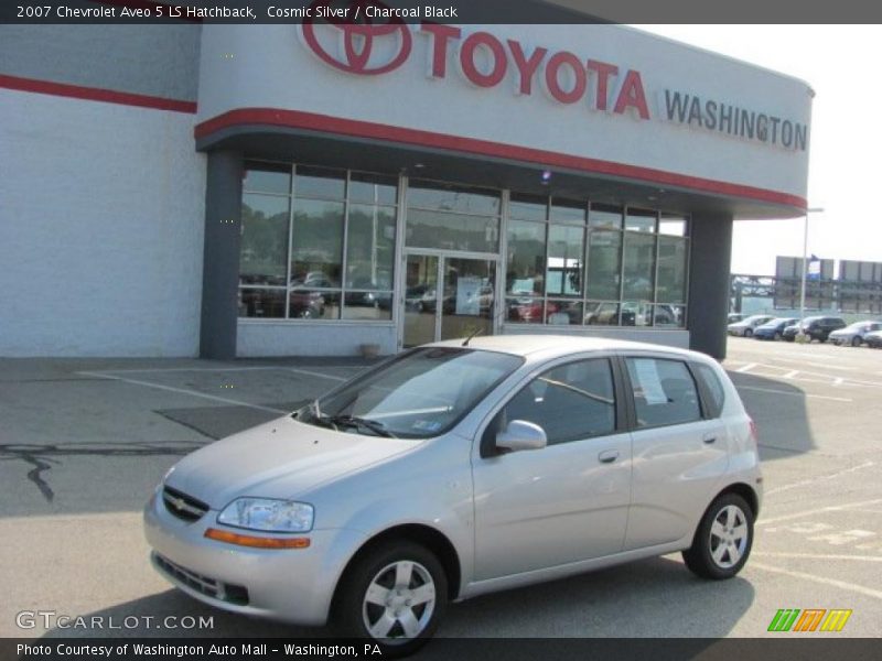 Cosmic Silver / Charcoal Black 2007 Chevrolet Aveo 5 LS Hatchback
