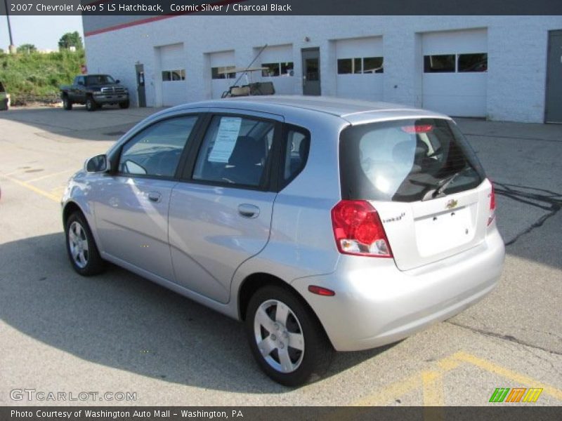 Cosmic Silver / Charcoal Black 2007 Chevrolet Aveo 5 LS Hatchback