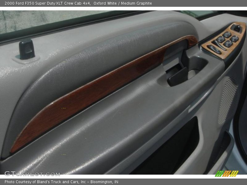 Oxford White / Medium Graphite 2000 Ford F350 Super Duty XLT Crew Cab 4x4