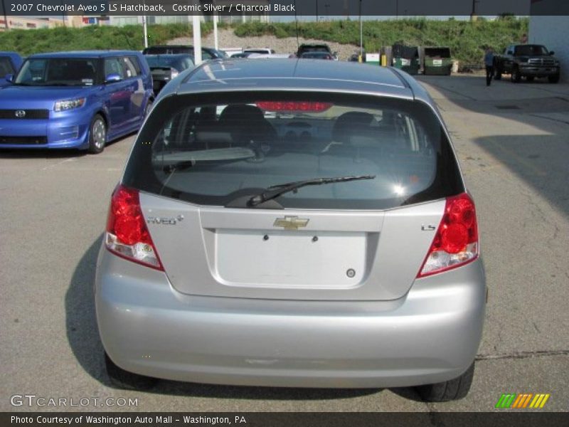 Cosmic Silver / Charcoal Black 2007 Chevrolet Aveo 5 LS Hatchback