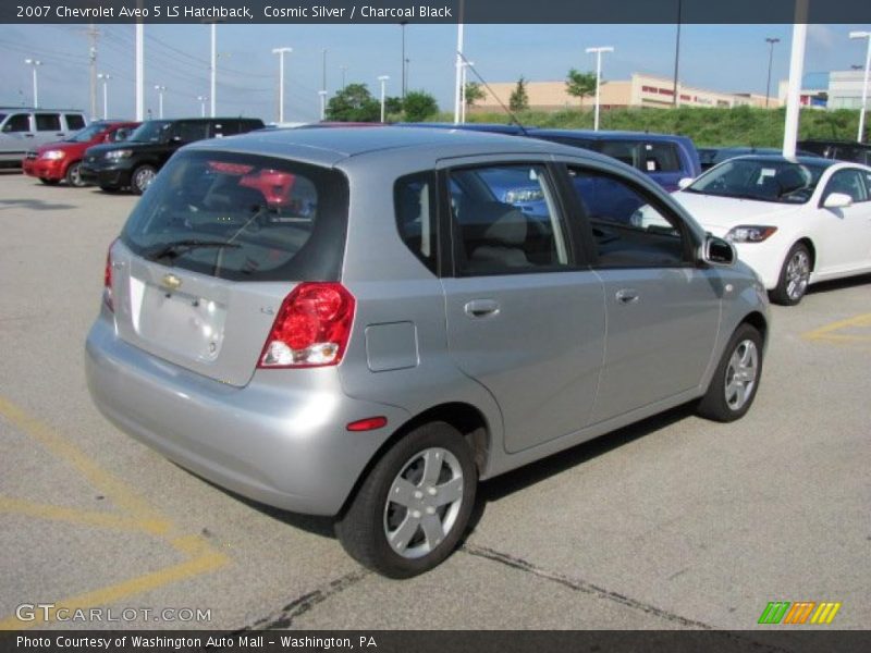 Cosmic Silver / Charcoal Black 2007 Chevrolet Aveo 5 LS Hatchback