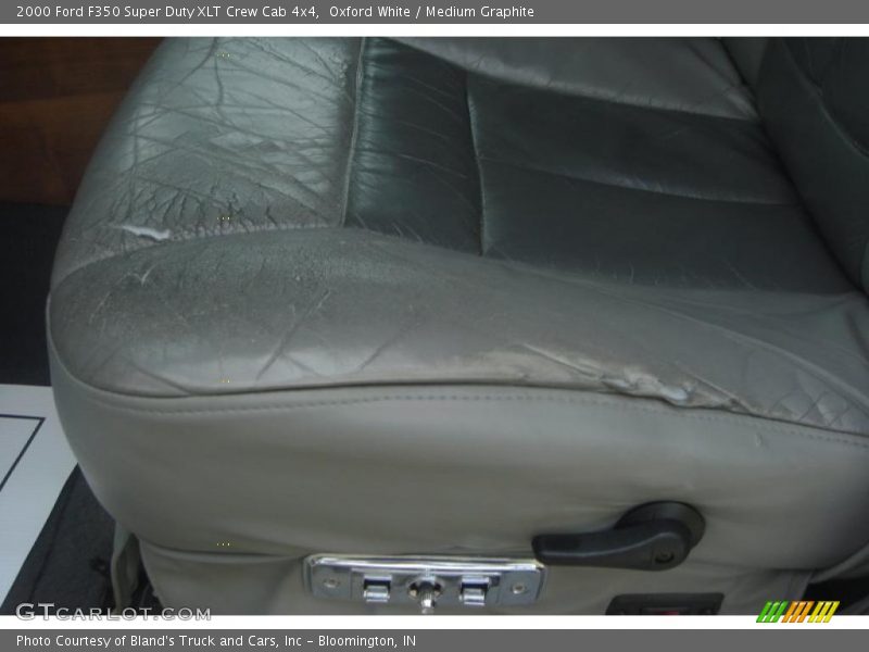 Oxford White / Medium Graphite 2000 Ford F350 Super Duty XLT Crew Cab 4x4