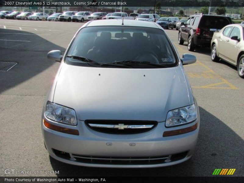 Cosmic Silver / Charcoal Black 2007 Chevrolet Aveo 5 LS Hatchback
