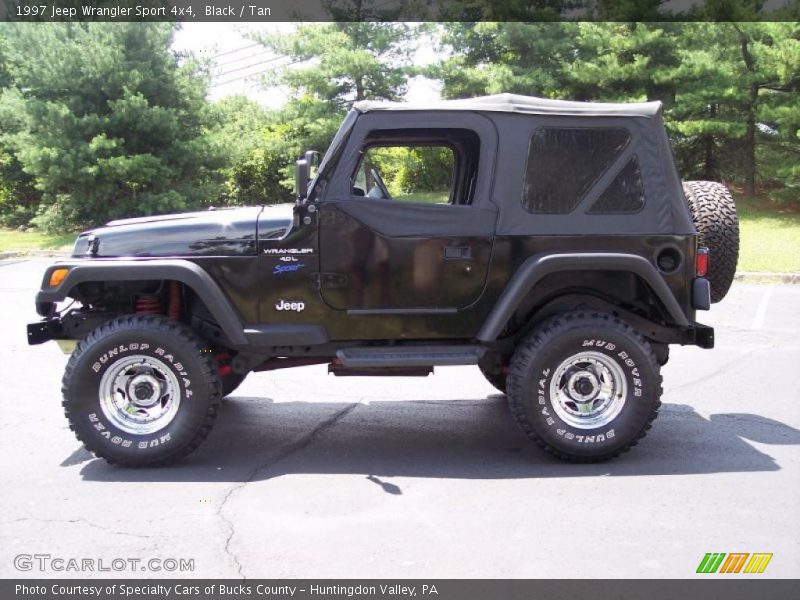 Black / Tan 1997 Jeep Wrangler Sport 4x4