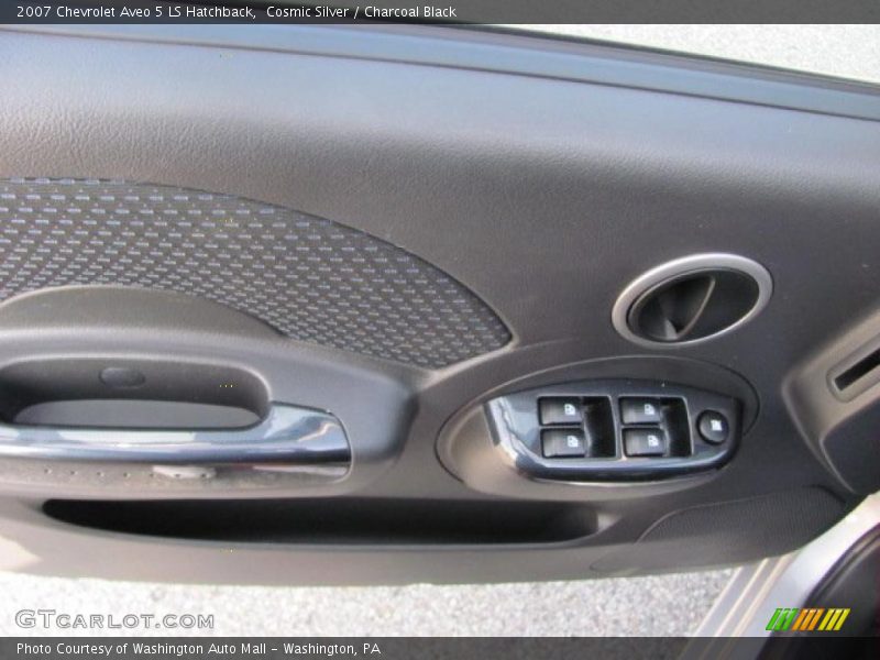Cosmic Silver / Charcoal Black 2007 Chevrolet Aveo 5 LS Hatchback