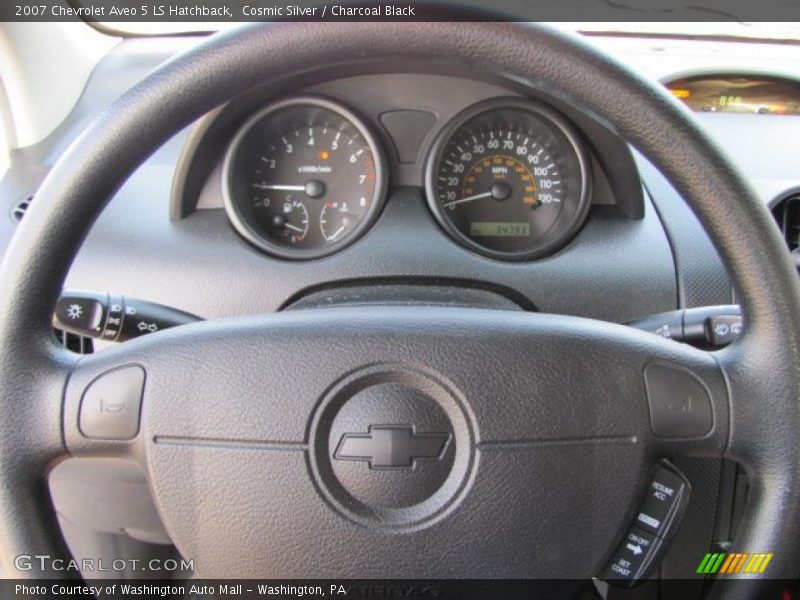 Cosmic Silver / Charcoal Black 2007 Chevrolet Aveo 5 LS Hatchback