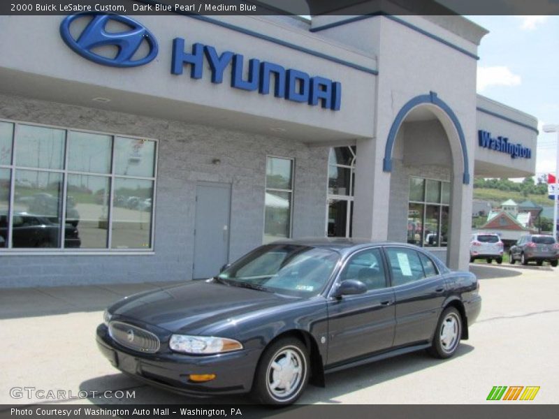 Dark Blue Pearl / Medium Blue 2000 Buick LeSabre Custom