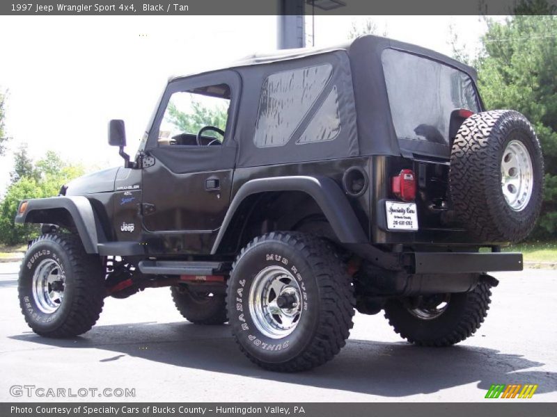 Black / Tan 1997 Jeep Wrangler Sport 4x4
