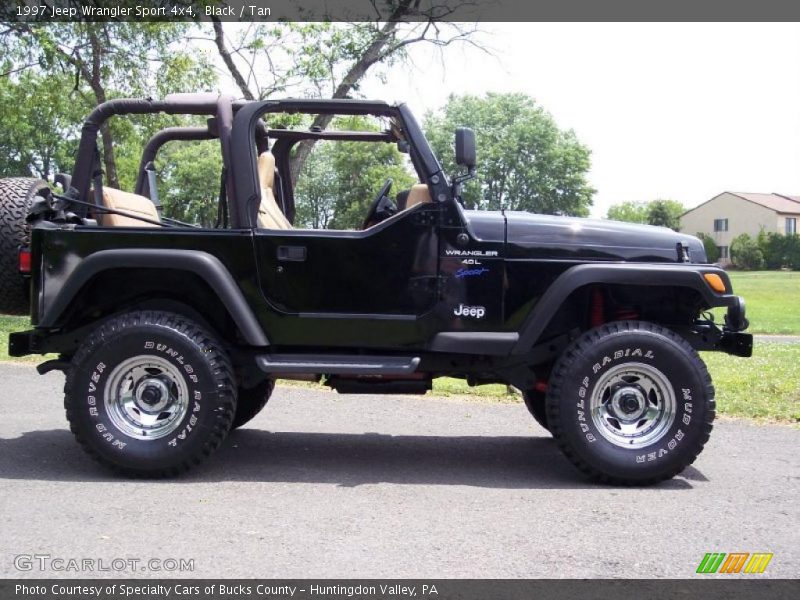 Black / Tan 1997 Jeep Wrangler Sport 4x4