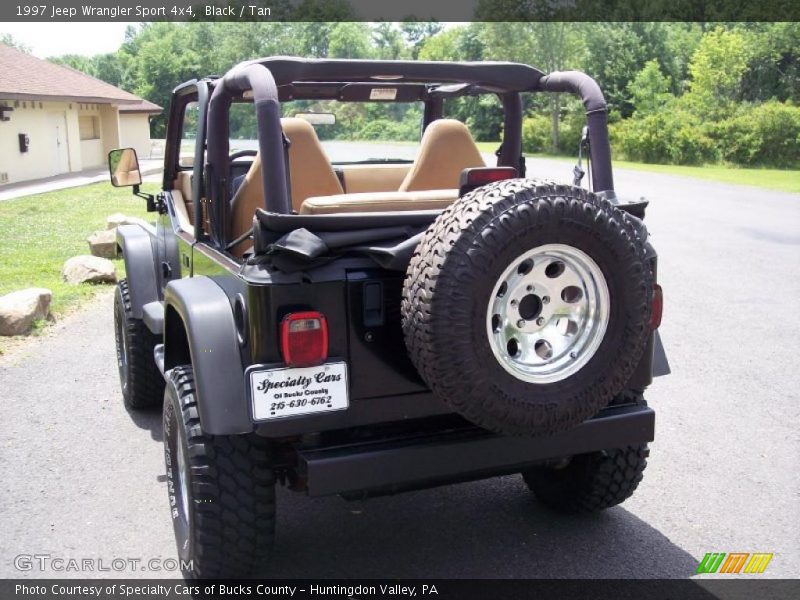 Black / Tan 1997 Jeep Wrangler Sport 4x4