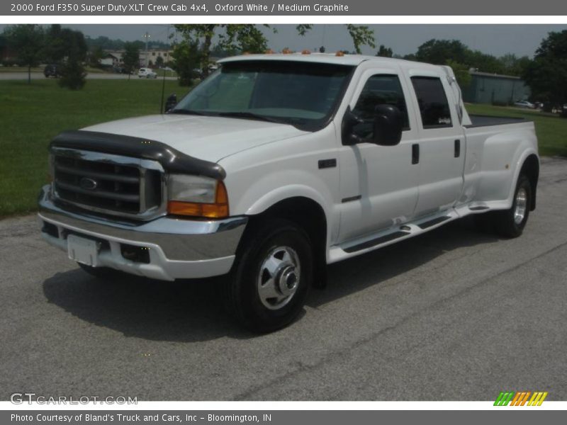Oxford White / Medium Graphite 2000 Ford F350 Super Duty XLT Crew Cab 4x4