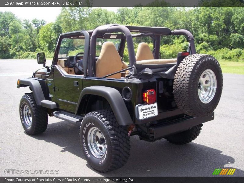 Black / Tan 1997 Jeep Wrangler Sport 4x4