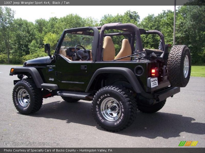 Black / Tan 1997 Jeep Wrangler Sport 4x4
