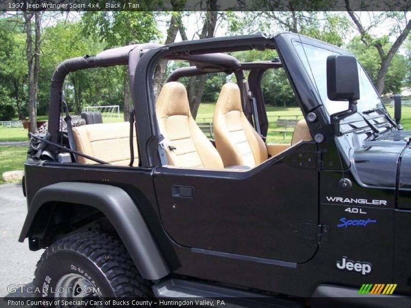 Black / Tan 1997 Jeep Wrangler Sport 4x4