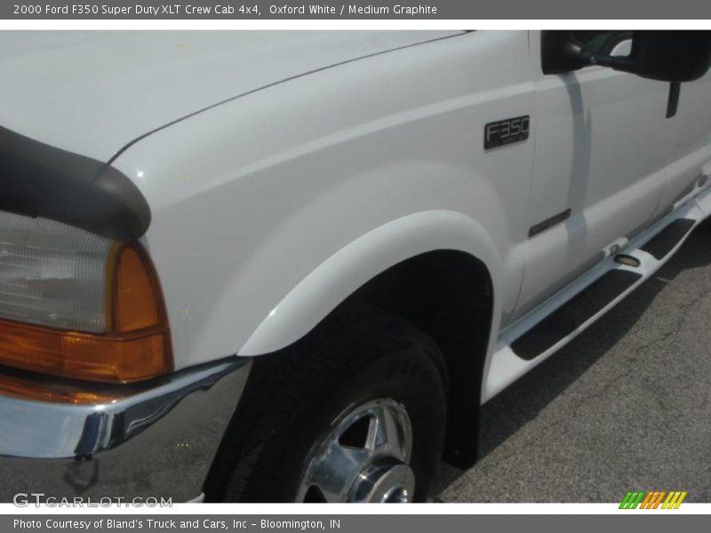 Oxford White / Medium Graphite 2000 Ford F350 Super Duty XLT Crew Cab 4x4
