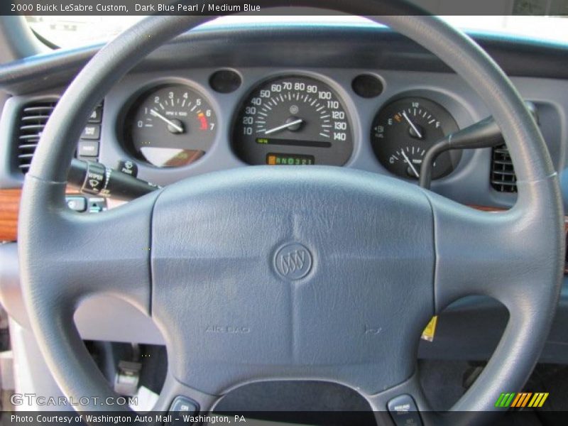 Dark Blue Pearl / Medium Blue 2000 Buick LeSabre Custom