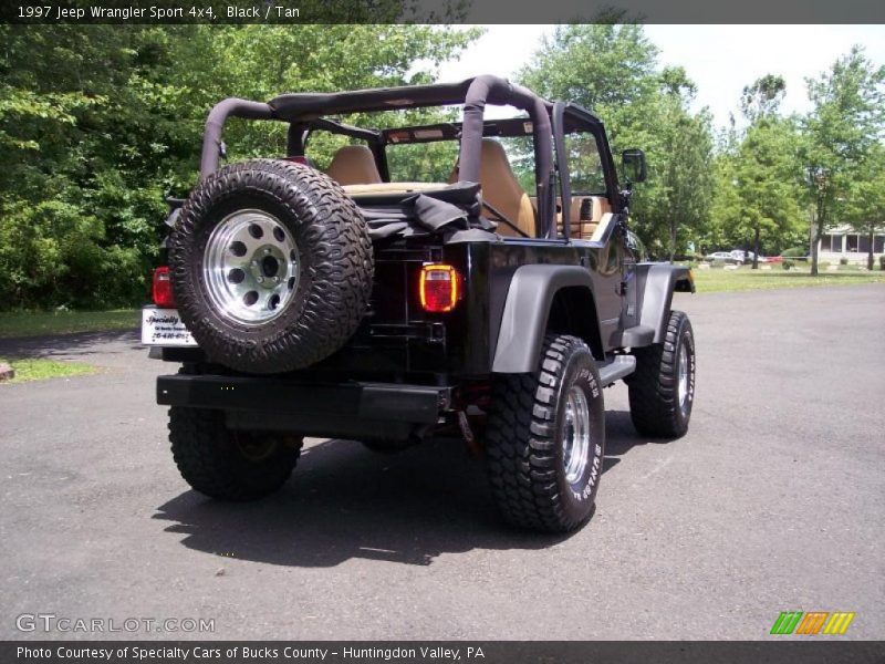 Black / Tan 1997 Jeep Wrangler Sport 4x4