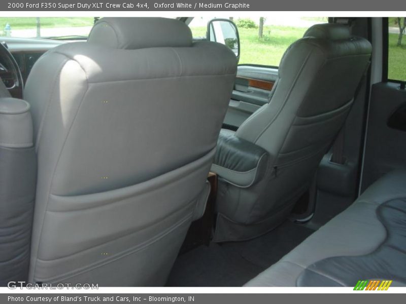 Oxford White / Medium Graphite 2000 Ford F350 Super Duty XLT Crew Cab 4x4