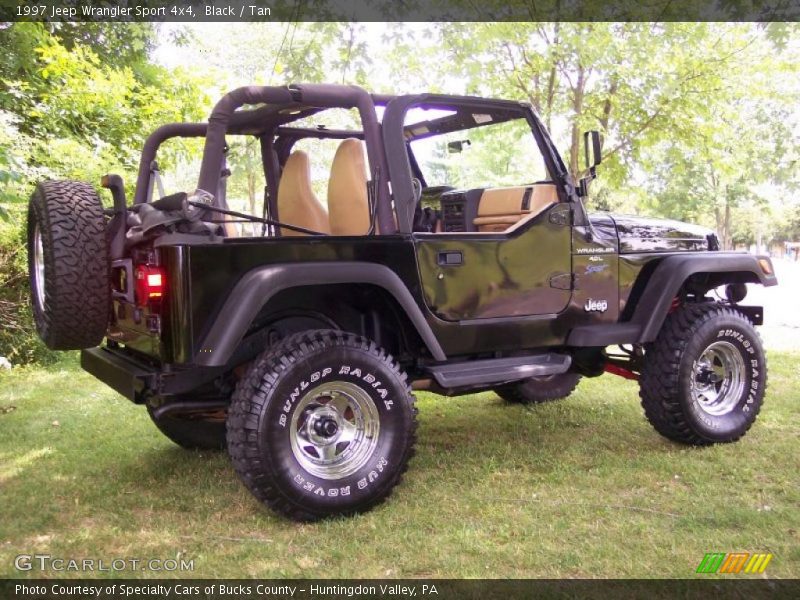 Black / Tan 1997 Jeep Wrangler Sport 4x4