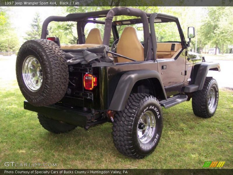 Black / Tan 1997 Jeep Wrangler Sport 4x4