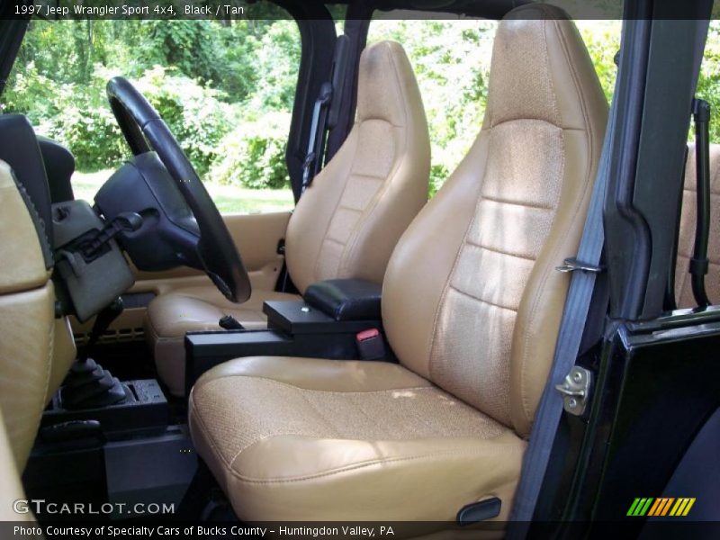 Black / Tan 1997 Jeep Wrangler Sport 4x4