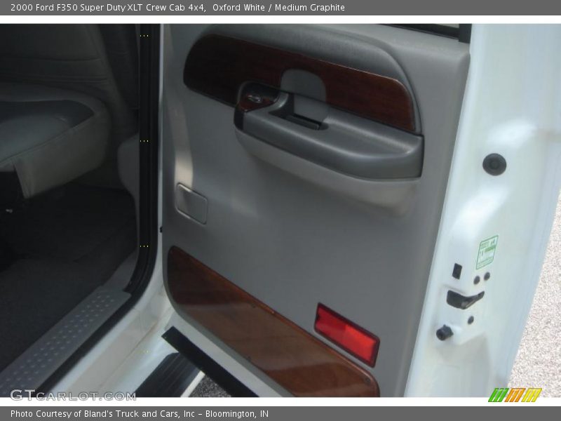 Oxford White / Medium Graphite 2000 Ford F350 Super Duty XLT Crew Cab 4x4