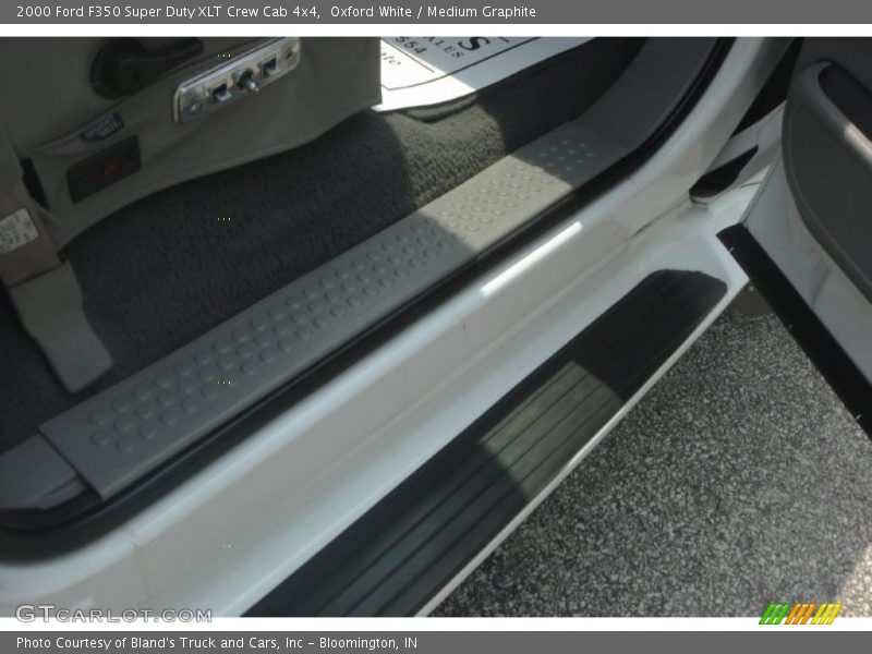 Oxford White / Medium Graphite 2000 Ford F350 Super Duty XLT Crew Cab 4x4