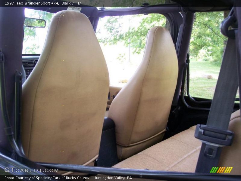 Black / Tan 1997 Jeep Wrangler Sport 4x4