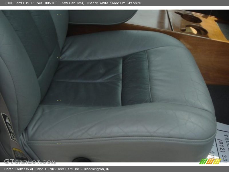 Oxford White / Medium Graphite 2000 Ford F350 Super Duty XLT Crew Cab 4x4