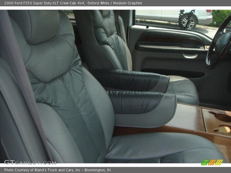 Oxford White / Medium Graphite 2000 Ford F350 Super Duty XLT Crew Cab 4x4