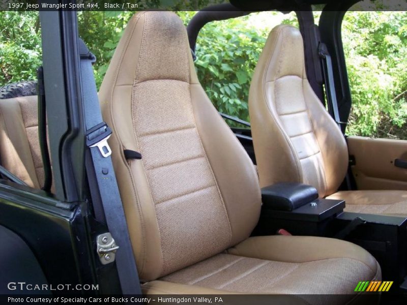 Black / Tan 1997 Jeep Wrangler Sport 4x4