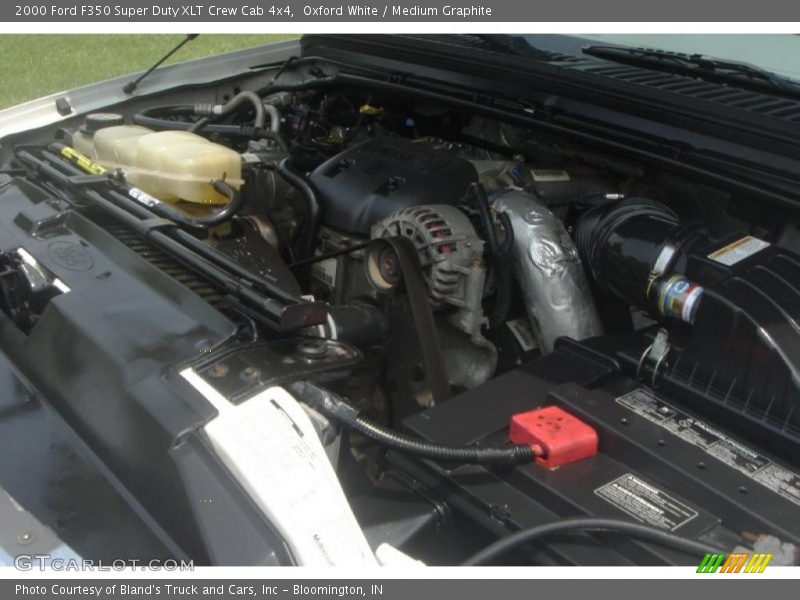 Oxford White / Medium Graphite 2000 Ford F350 Super Duty XLT Crew Cab 4x4