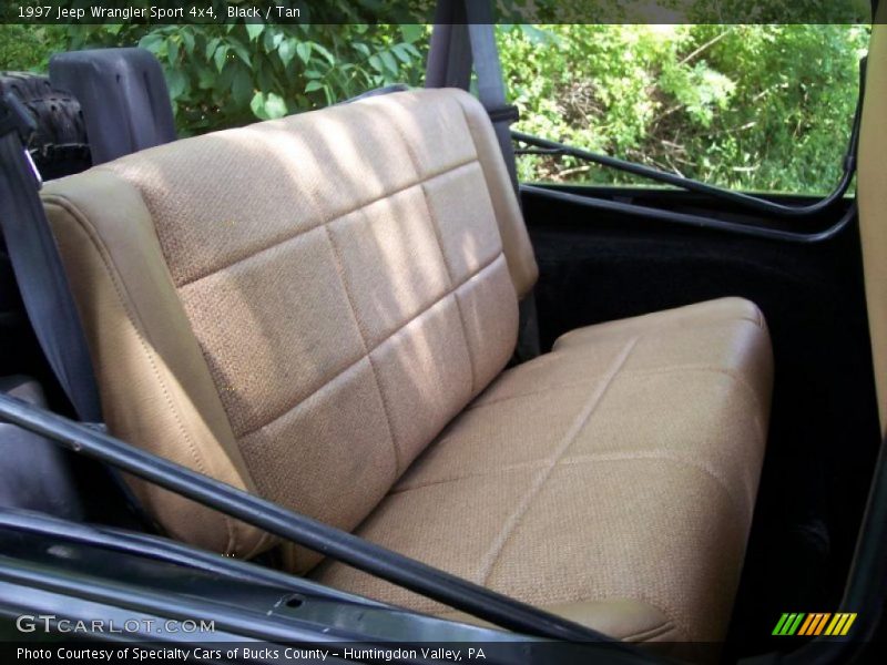 Black / Tan 1997 Jeep Wrangler Sport 4x4