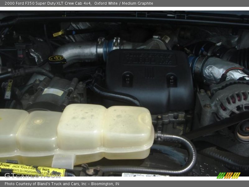 Oxford White / Medium Graphite 2000 Ford F350 Super Duty XLT Crew Cab 4x4