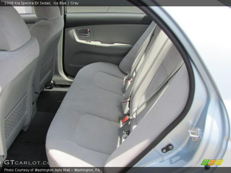 Ice Blue / Gray 2008 Kia Spectra EX Sedan