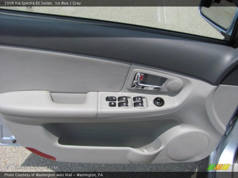 Ice Blue / Gray 2008 Kia Spectra EX Sedan