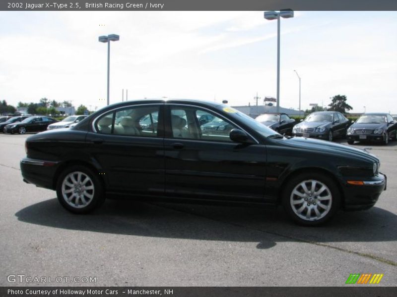 British Racing Green / Ivory 2002 Jaguar X-Type 2.5