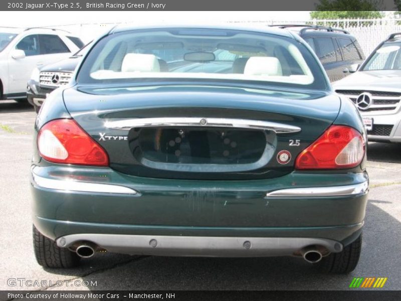 British Racing Green / Ivory 2002 Jaguar X-Type 2.5