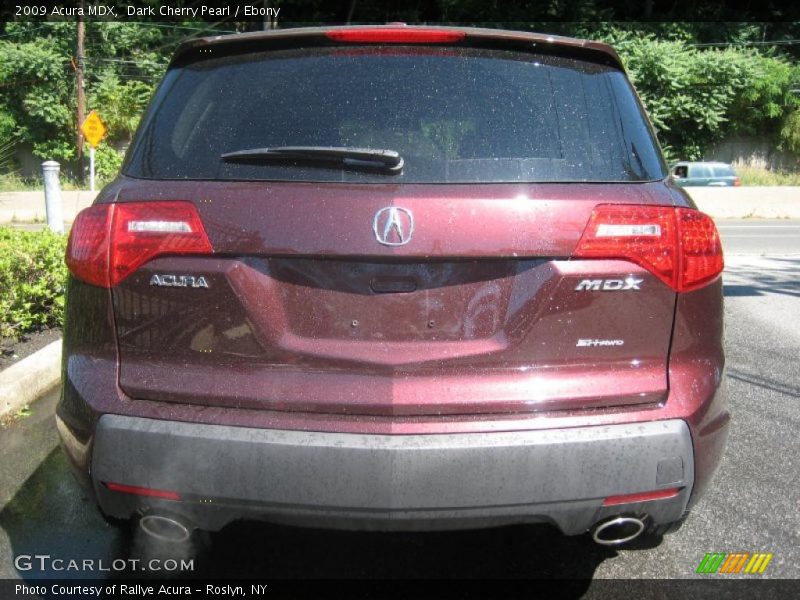 Dark Cherry Pearl / Ebony 2009 Acura MDX