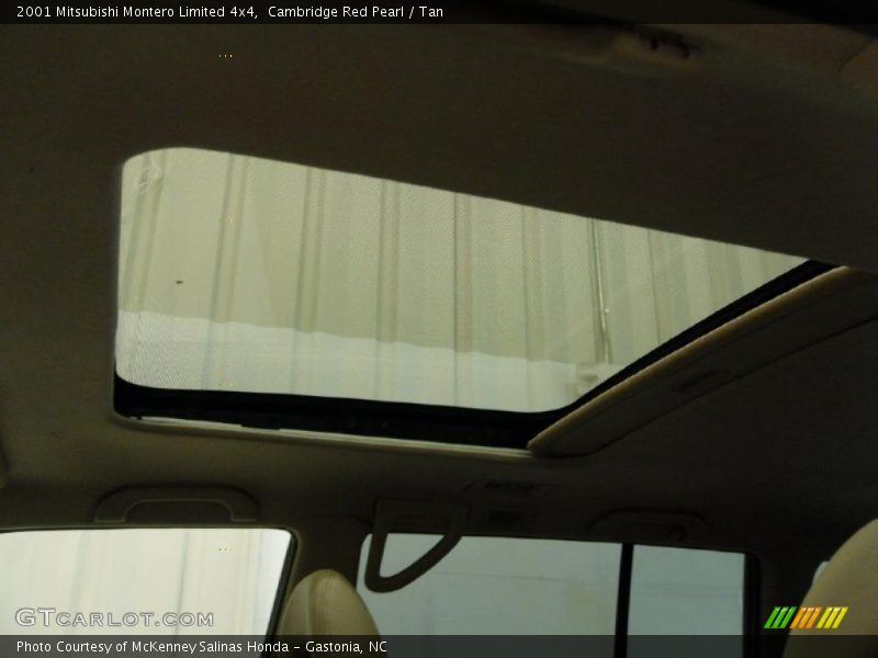 Cambridge Red Pearl / Tan 2001 Mitsubishi Montero Limited 4x4