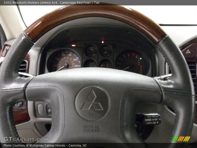 Cambridge Red Pearl / Tan 2001 Mitsubishi Montero Limited 4x4