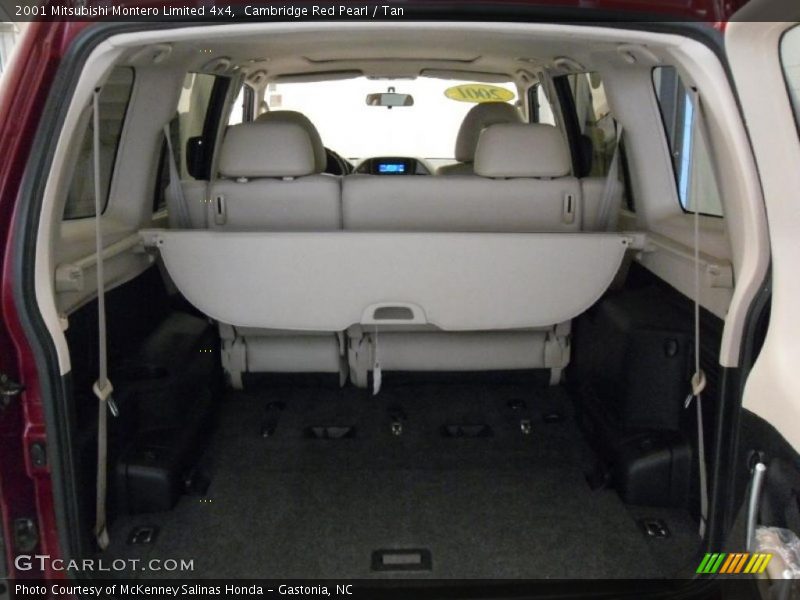 Cambridge Red Pearl / Tan 2001 Mitsubishi Montero Limited 4x4